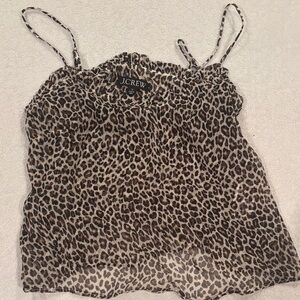 J. Crew Animal Print Camisole Top